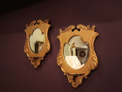 Decorative Pair of Victorian Timber Gilt Mirrors