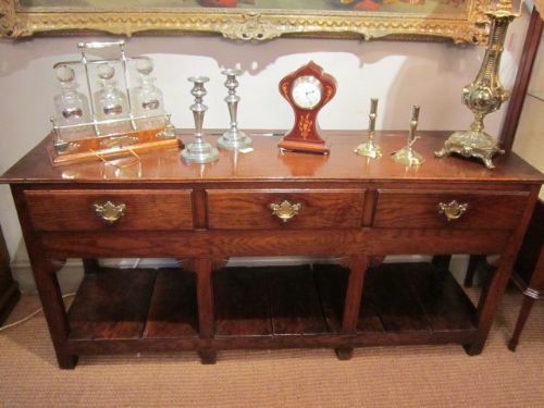 Small George III Open Potboard Dresser Base