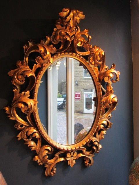 19th Century Venetian Timber Gilt Wall Mirror