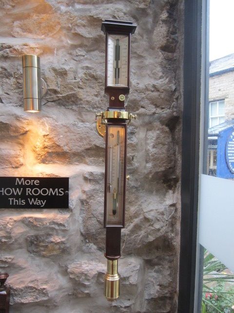 Superb Rare Mid 19th Century Marine Stick Barometer