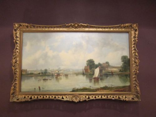 Fine Original 19th Century Vickers Oil on Canvas
