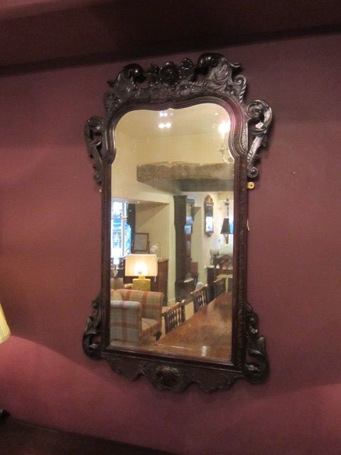 Victorian George III Style Carved Wall Mirror