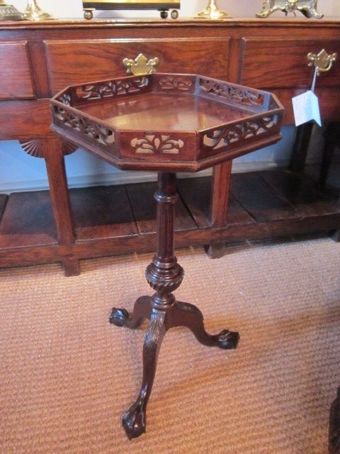 Superb George III Style Mahogany Kettle Stand