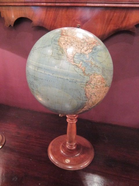 Edwardian 10" Paper Mache Terrestrial Globe
