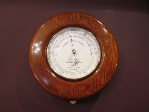 Top Quality Victorian 'Fishermans' Marine Barometer