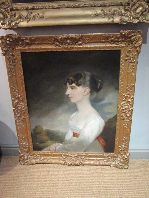 Fine Early Victorian Oil Portrait of a Lady