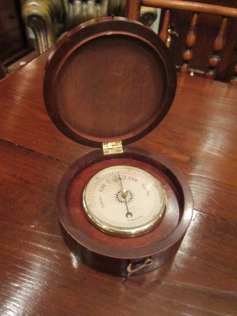 Rare Victorian Cased Fisherman's Marine Barometer