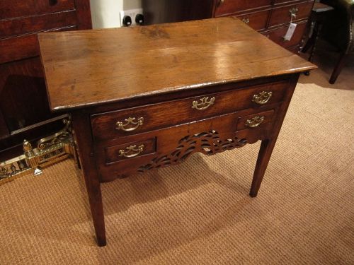 Decorative George II Period Oak Lowboy