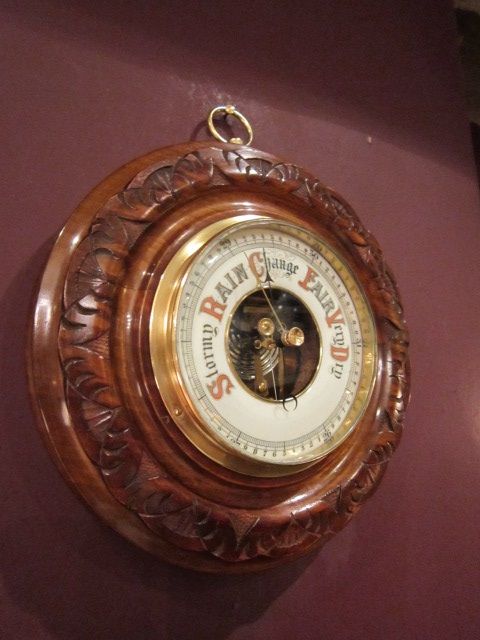 Quality Victorian Polished Walnut Barometer