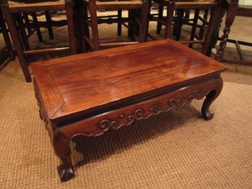 Superb 19th Century Oriental Rosewood Coffee Table