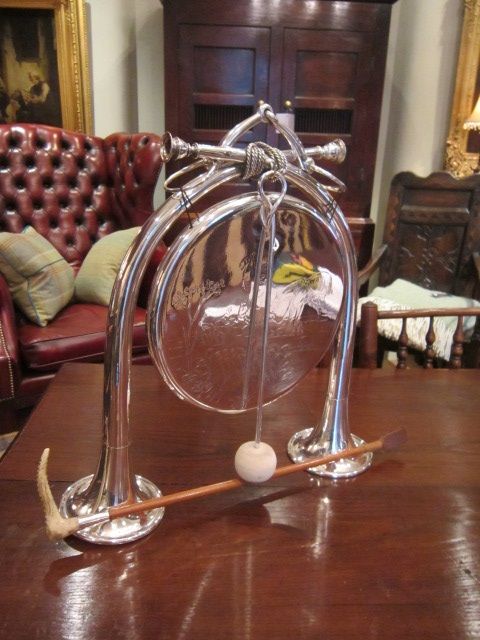 Top Quality Victorian Hunting Horn Dinner Gong