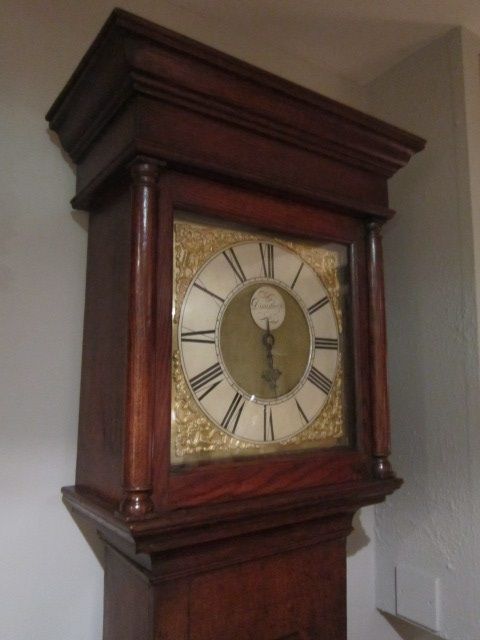 Small George II Period Cottage Longcase Clock