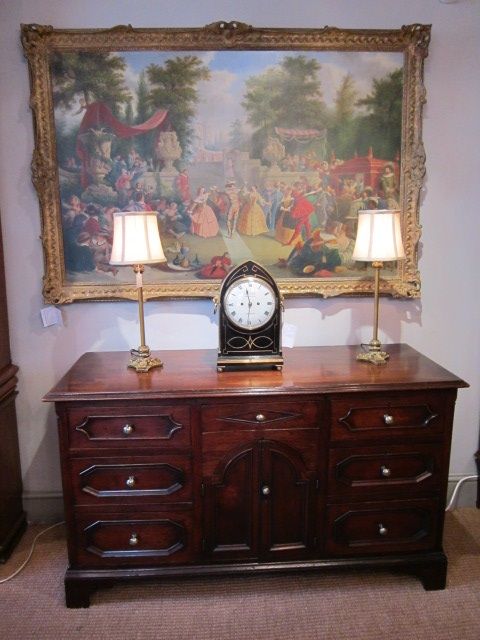 George III Period North Lancashire Oak Dresser Base