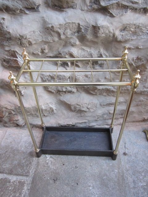 Top Quality Victorian Brass & Iron Stick Stand