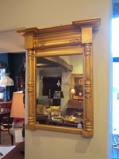 Fine Regency Timber Gilt Wall Mirror