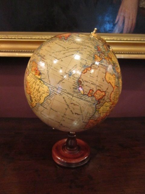 1920'S Geographia 8" Paper Mache Globe