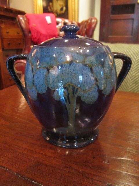 Stunning Moorcroft Moonlit Blue Lidded Jar