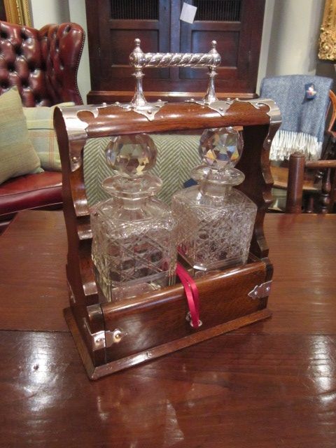 High Quality Edwardian Silver Mounted Tantalus