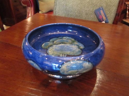 Superb Moorcroft Moonlit Blue Libertys Bowl