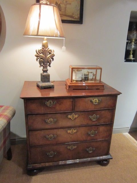 Fine & Small George I Figured Walnut Chest