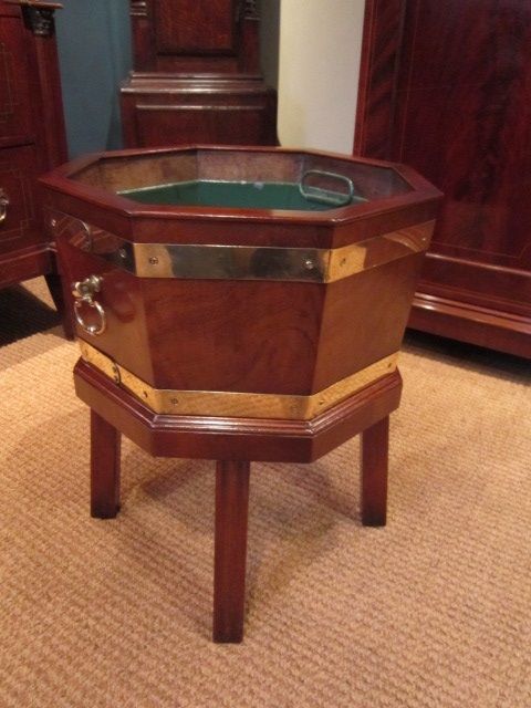 Top Quality Regency Style Mahogany Wine Cooler
