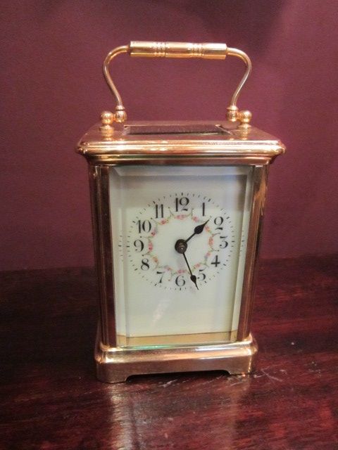 Top Quality Victorian Fleur De Lyse Carriage Clock