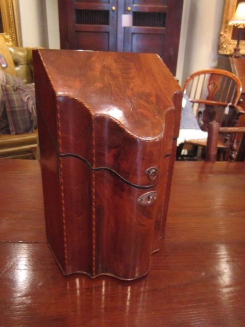 Fine George III Serpentine Fronted Knife Box