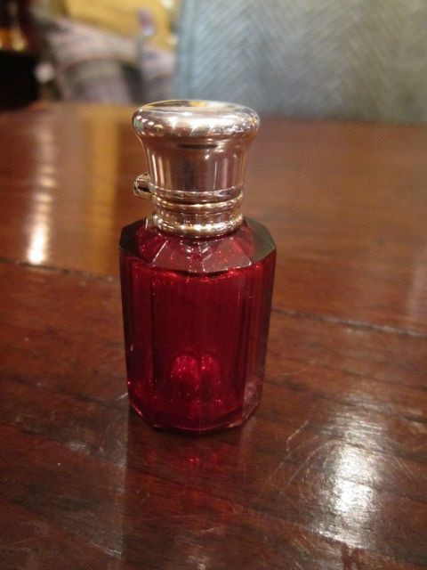 Victorian Sampson & Morden Ruby & Silver Scent