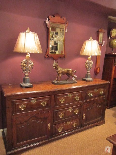 Outstanding George II Period Oak Dresser Base