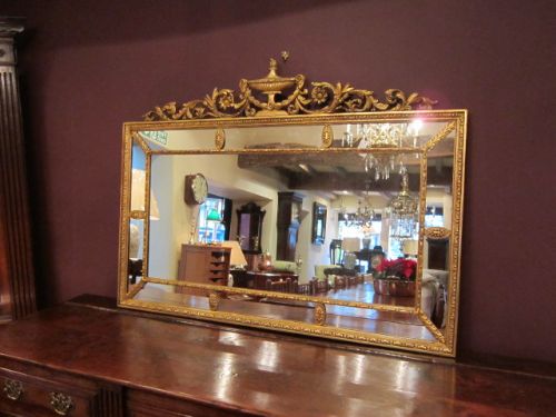 Fine 19th Century Adams Style Gilt Wall Mirror