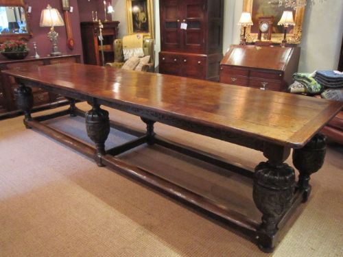 Fabulous George I Large Oak Refectory Table