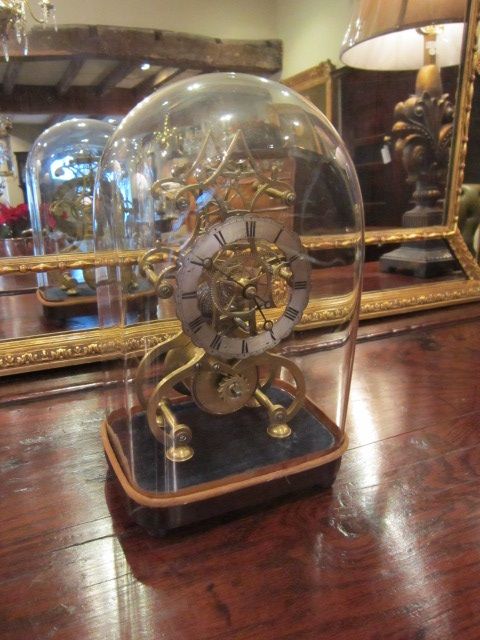 Early Victorian Single Fusee Skeleton Clock