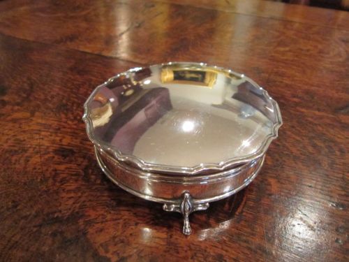 Quality Large George III Style Silver Ring Box