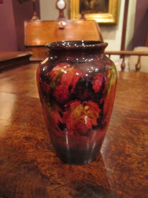 Rare Moorcroft Flambe Leaf & Blackberries Vase