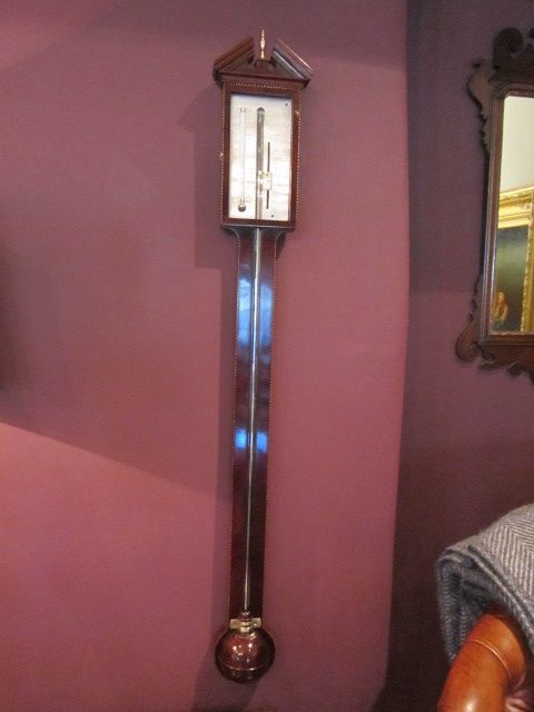 Superb Regency Inlaid Norwich Stick Barometer