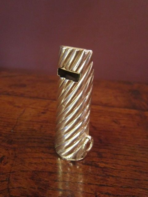 Rare Victorian Silver Novelty Vesta Whistle