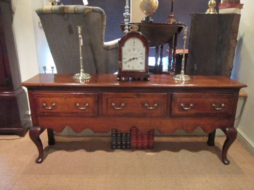 Outstanding Georgian Oak & Mahogany Dresser