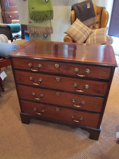 Top Quality Small George III Inlaid Chest of Drawers