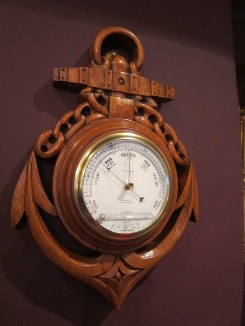 Top Quality Victorian Ships Aneroid Barometer