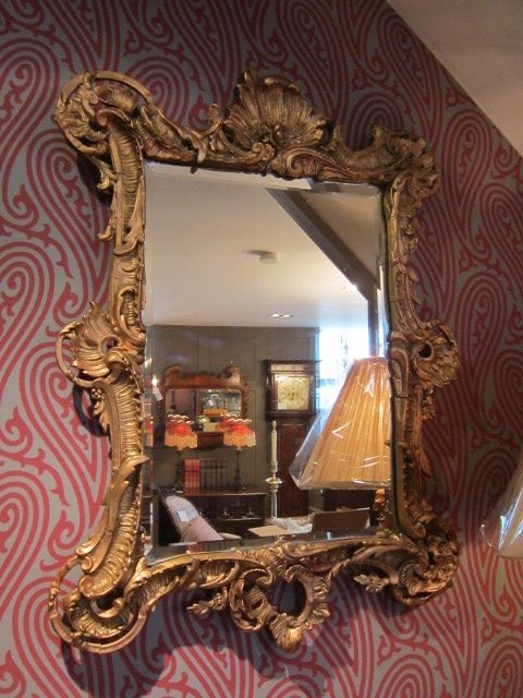 Fine Mid 19th Century Rococo Gilt Wall Mirror