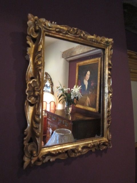 Mid 19th Century Florentine Gilt Wall Mirror