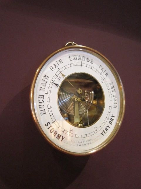 Top Quality 19th Century Bronze Marine Barometer