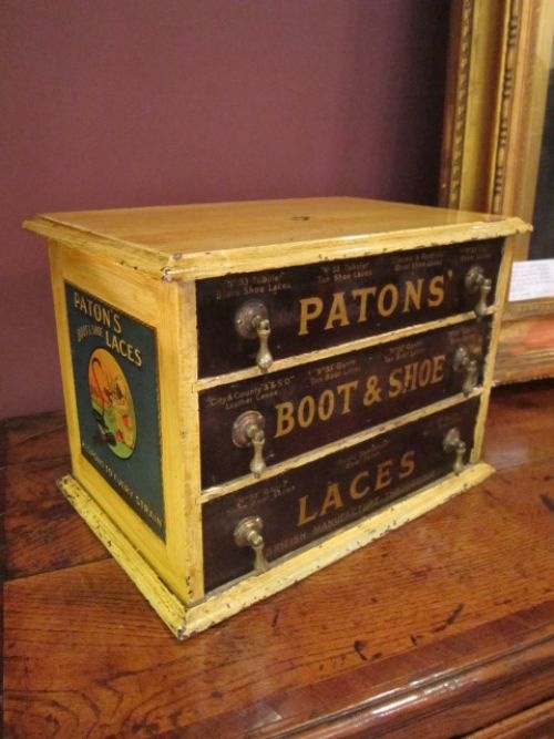 Rare Victorian Sign Written Advertising Chest