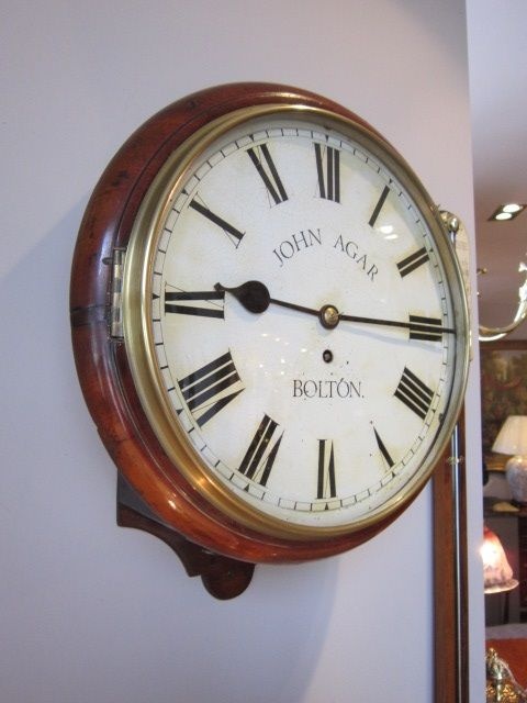 Top Quality Mid 19th Century Fusee Wall Clock
