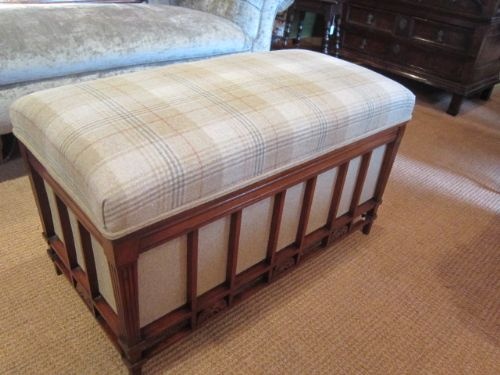 Outstanding Art Nouveau Shoolbred of London Ottoman