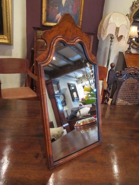 Fine William & Mary Style Walnut Easel Mirror