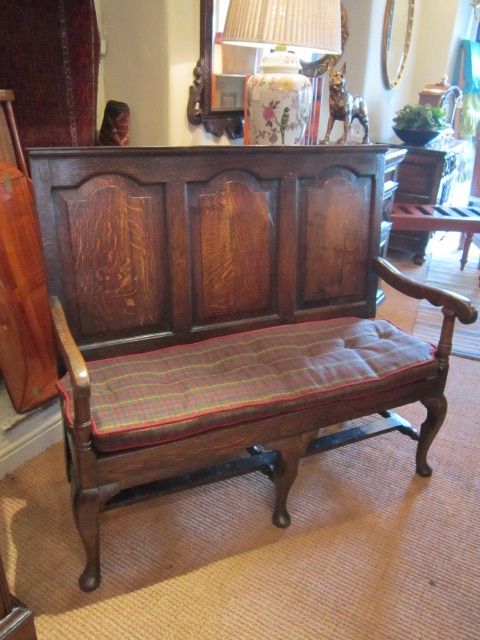Original George II Period Country Oak Settle