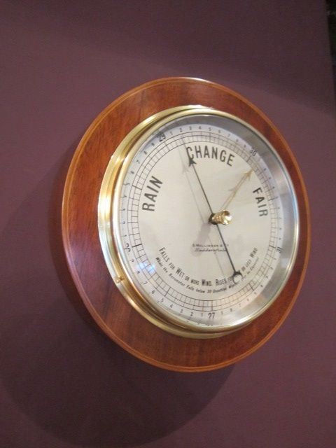 Quality Edwardian Mahogany Inlaid Barometer