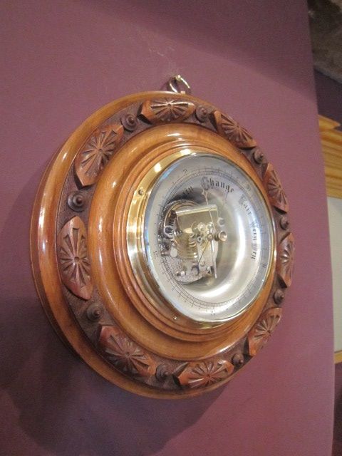 Top Quality Victorian Walnut Skeletonised Barometer