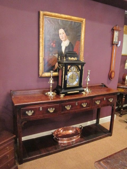 Superb George II Period Oak Potboard Dresser